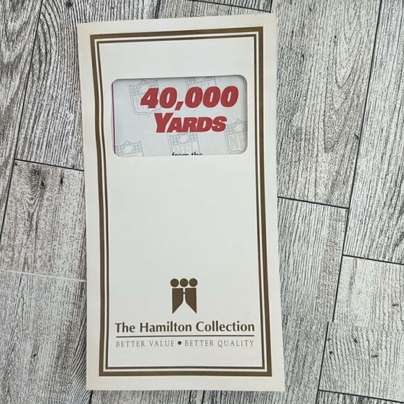 NFL Joe Montana Hamilton Collector Plate 40,000 Yards Vintage #4671B w/COA - Picture 4 of 5